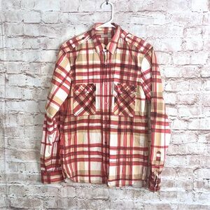 Burberry Brit Men’s Nova Check Button Down Shirt Size Small